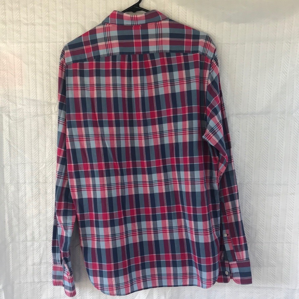 J Crew Button Down Woven Plaid Shirt - Picture 4 of 5